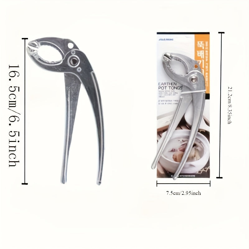 Multifunctional Gold Hot Pot Clip, Foldable Bowl Holder, Kitchen Safety Gadget