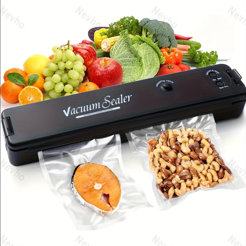 Вакуумный упаковщик для продуктов с мешками для свежести, автоматическая система запайки воздухом для хранения продуктов