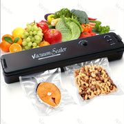 Вакуумный упаковщик для продуктов с мешками для свежести, автоматическая система запайки воздухом для хранения продуктов