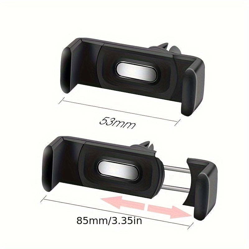 Universal Car Phone Holder 360° Rotatable Adjustable Vent Mount Clip for Smartphones
