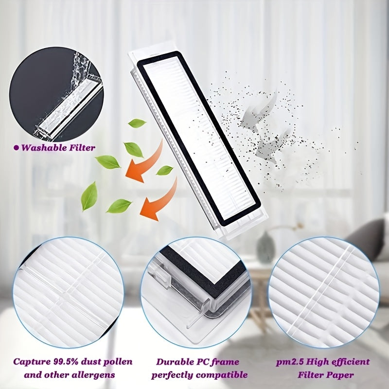 Роборок S5 Max S50 S55 S5 S6 S6 MaxV S6 Pure E4 E5 Мастер боковая щетка и комбинация швабры.