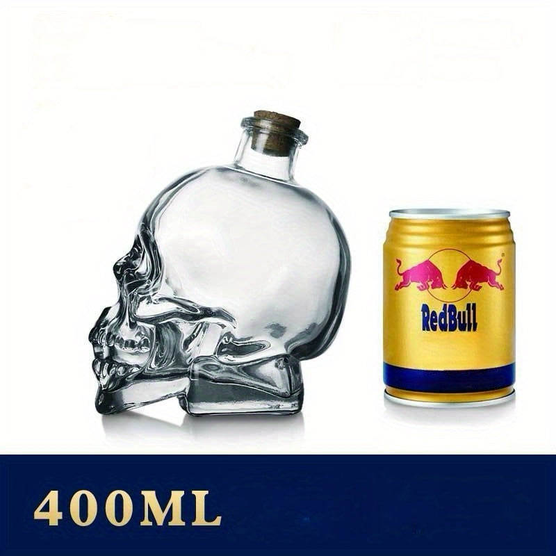 Decantador de whisky Skull para licores temática de Halloween bar pub club decoración para el hogar