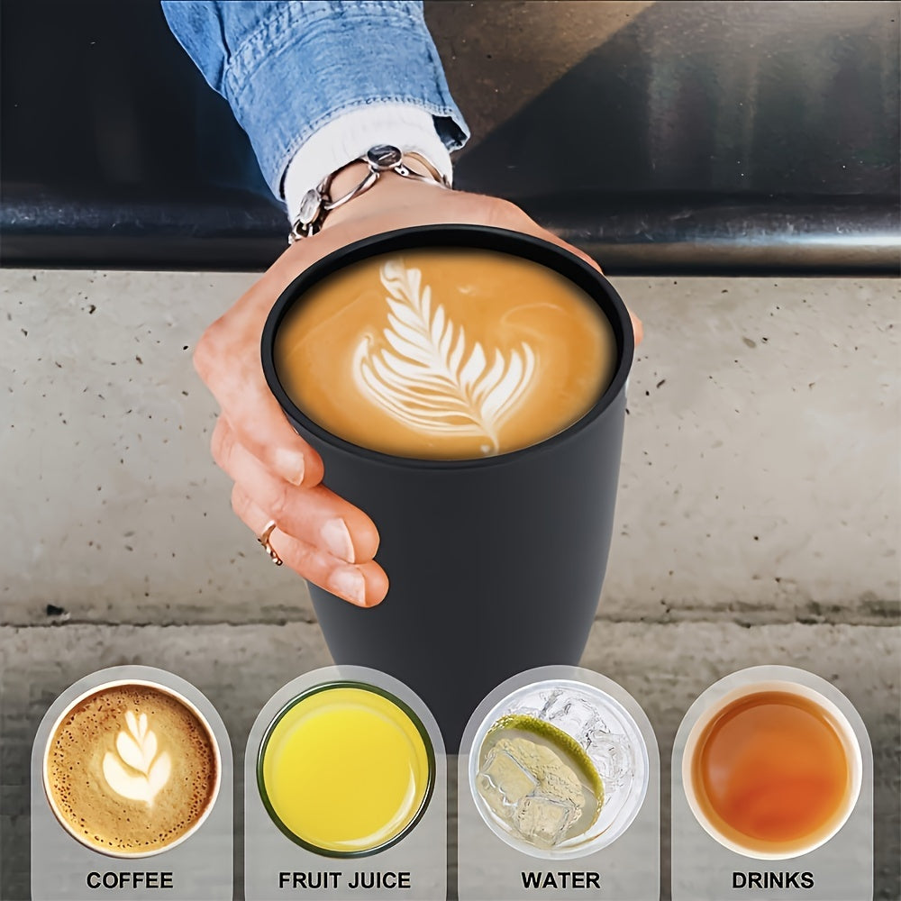 8-Pack Stackable Plastic Cups Microwave Dishwasher Safe for Camping Picnics and Holidays