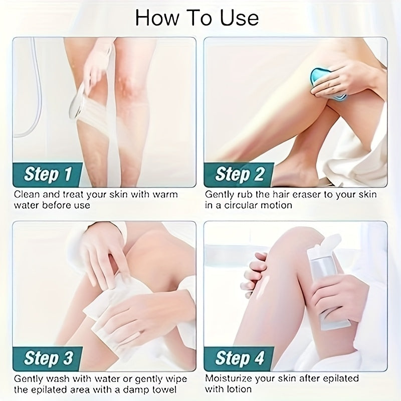 Unisex Reusable Exfoliating Stone Hair Removal Tool for Legs Arms Back