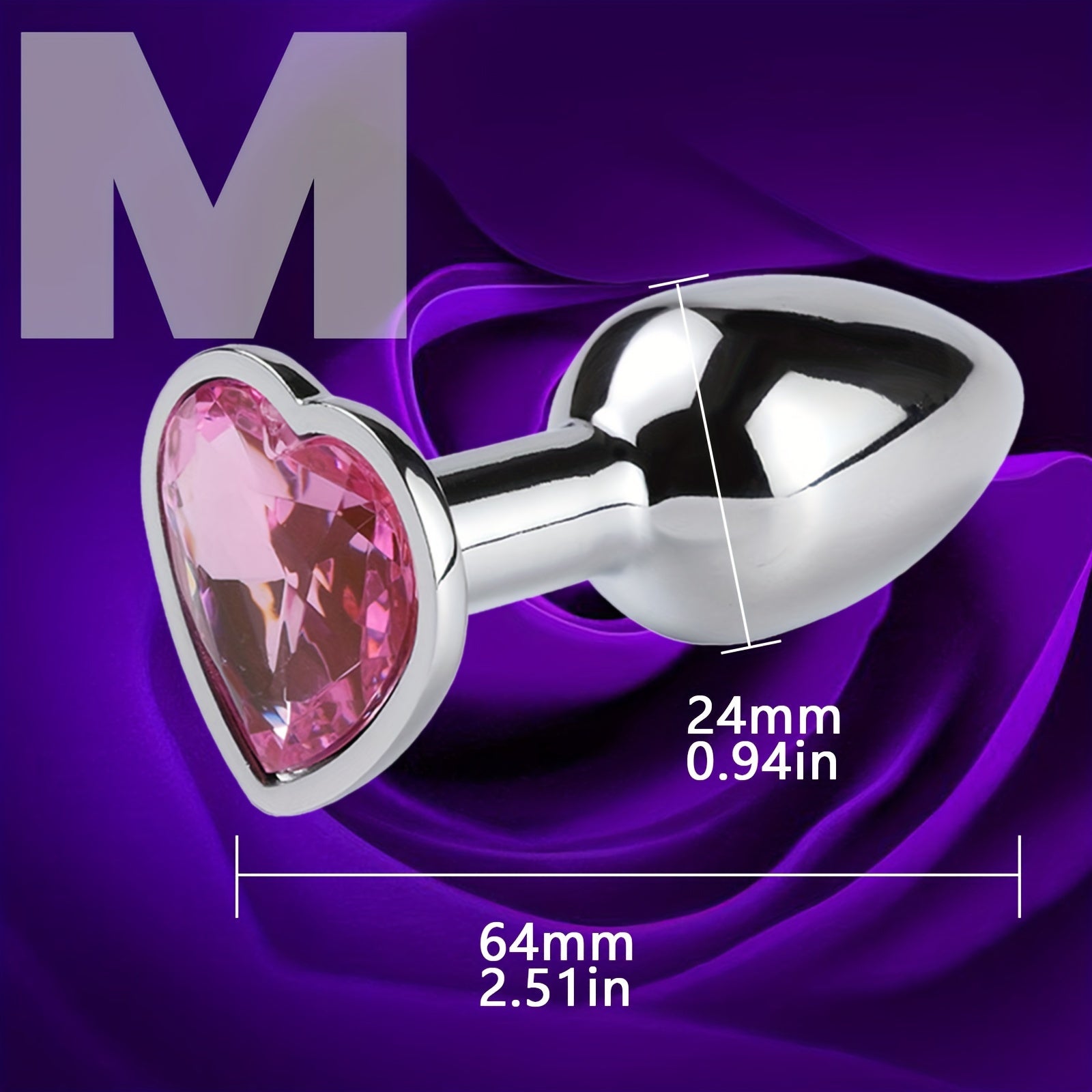 Ayollar Erkaklar Juftliklar Rostdan Qilichli Qotishli Polad Anal Plagin Yurak Shaklidagi Orqa O'yinchoq Seks O'yinchoqi