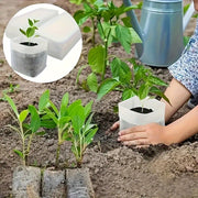 Biodegradable Seed Nursery Bags Non-Woven Grow Bags for Plants 3.15x3.94 Inches
