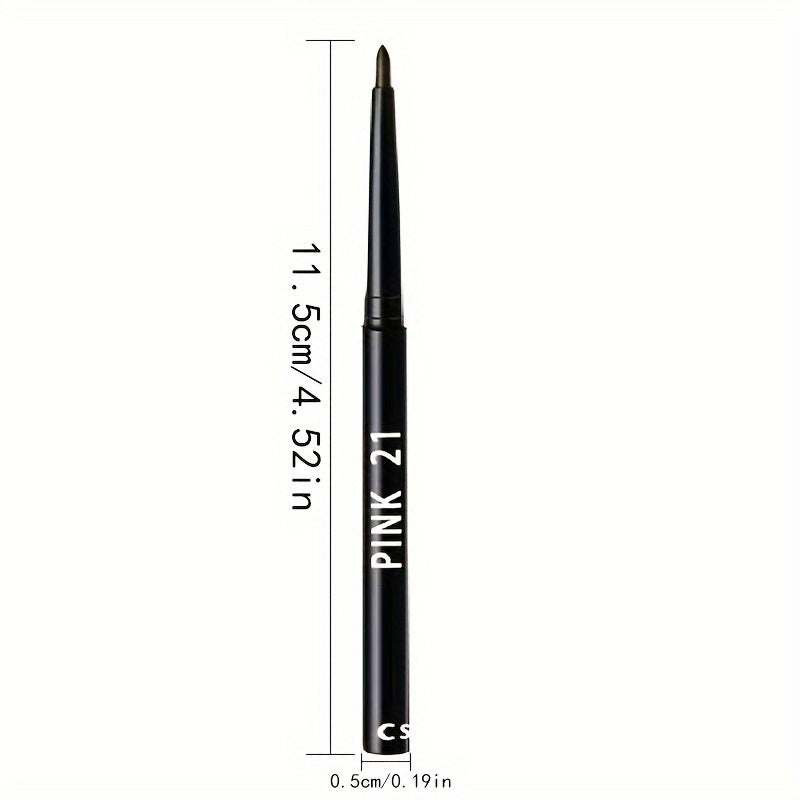 Women's Black Gel Eyeliner Pens Set Waterproof Smudge-Proof 12pcs