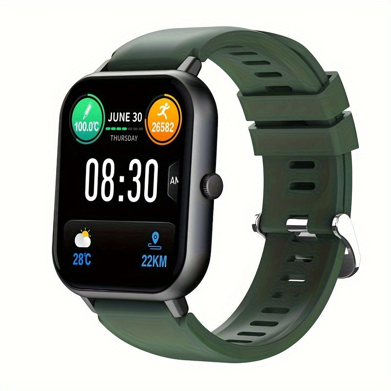 1.83 Inch Full Screen Metal Body Smart Watch for Android iPhone with Wireless Voice Calling and IP68 Water Resistance