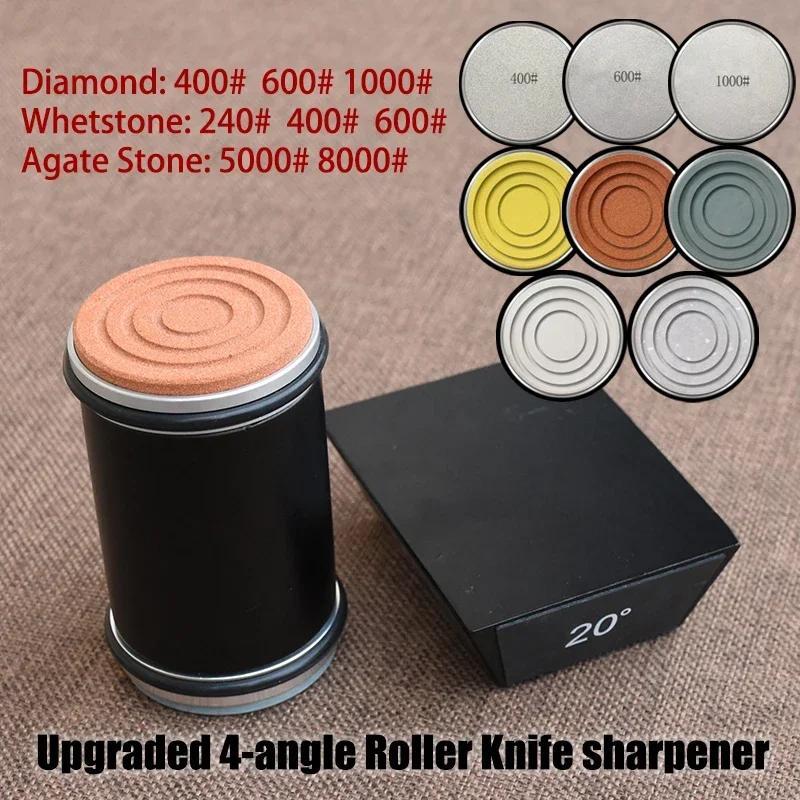 Diamond Knife Sharpener Manual 400/600/1000 Grit 4-Angle Fixed Sharpening System