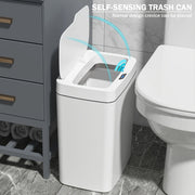 Plastic Smart Motion-Sensor Trash Can for Multipurpose Use