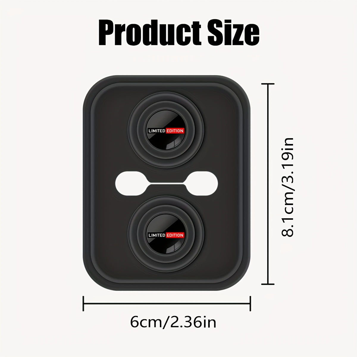 4 piezas de almohadillas de absorción de golpes de silicona para cerraduras de puertas de coche, reducción de ruido