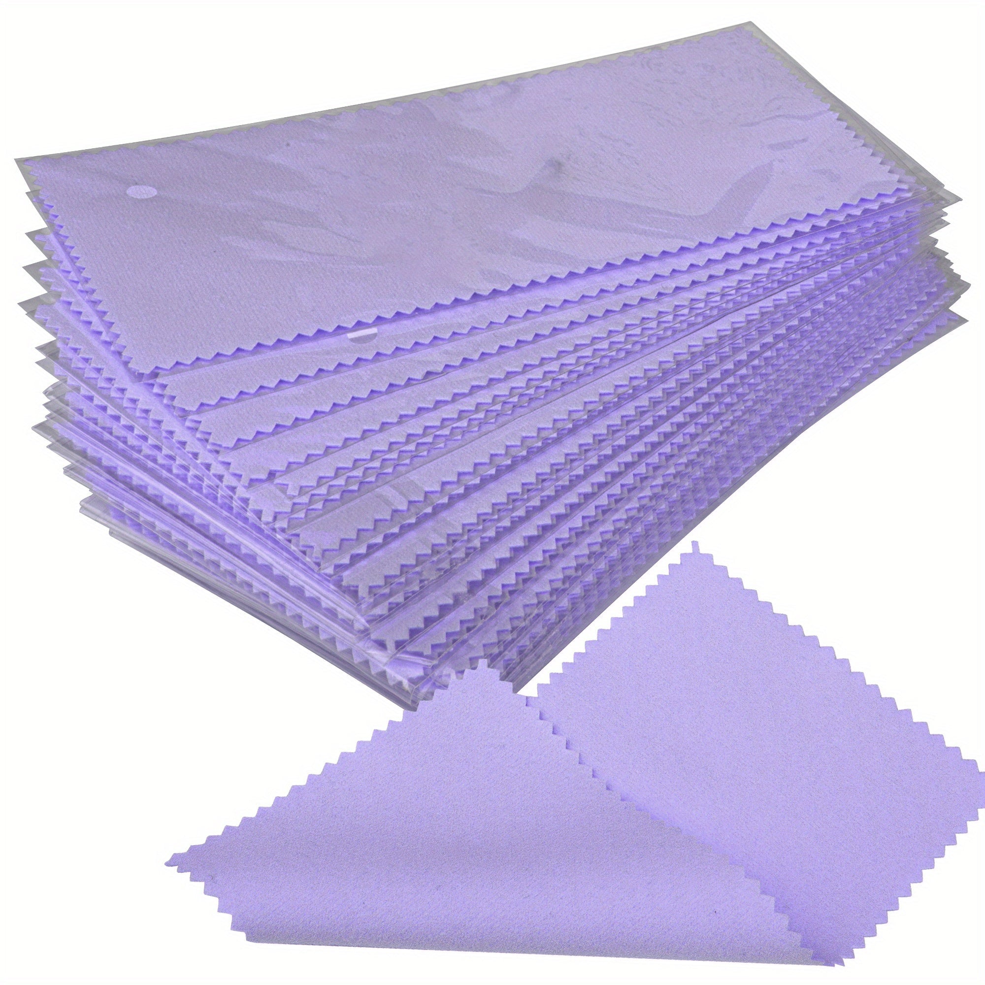 Jewelry Cleaning Cloth Set of 30 Pieces Polishing Cloths 8x16cm Individually Wrapped