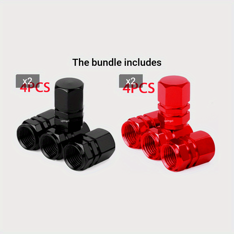 Universal Aluminum Alloy Tire Valve Stem Caps Waterproof Dustproof for Cars Bikes