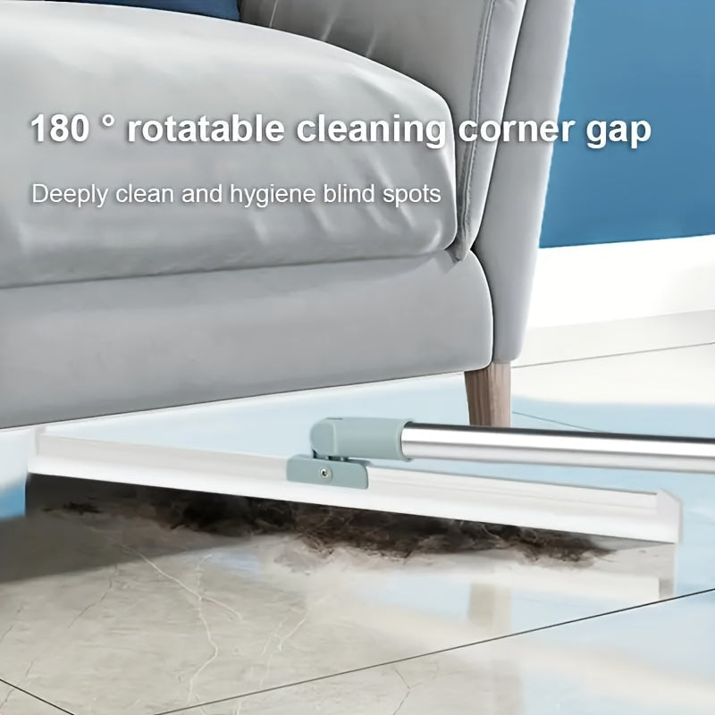 Kengaytiriladigan tutqichli silikon mop skraperi, plitka va shisha uchun ko‘p funksiyali tozalash asbobi, hammom, hojatxona, oshxona, yotoqxona va mehmonxona uchun ideal. Bu ko‘p funksiyali aksessuardan foydalanib, pol va shishani samarali tozalang.