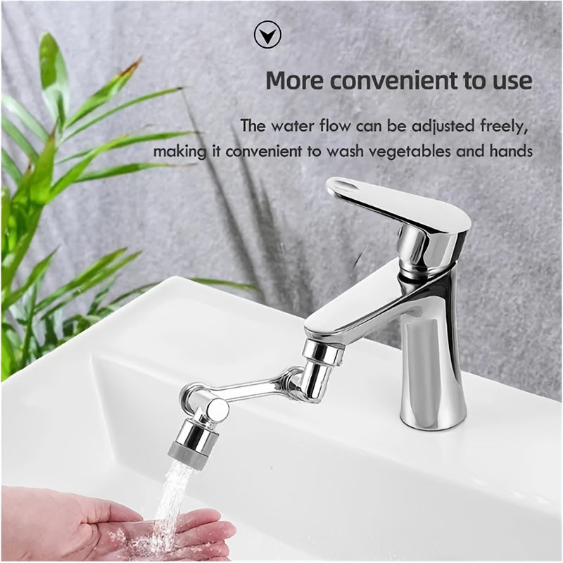 Adjustable Water Flow Faucet Aerator with Rotating Two Spray Modes for Kitchen Bathroom