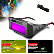 Auto Darkening Welding Helmet with Solar Power and Adjustable Shade