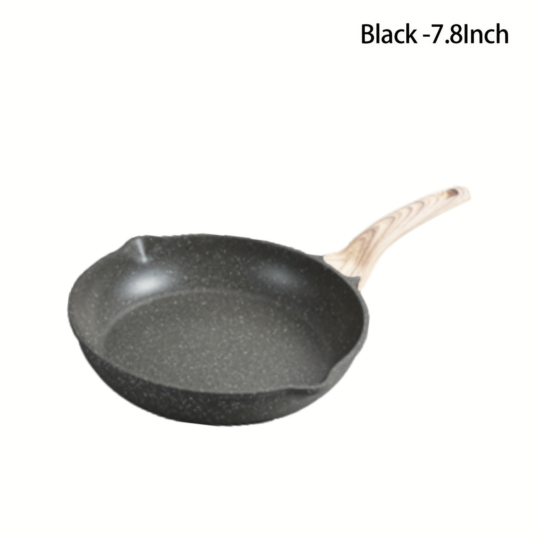 Nova Home yopishqoq qovurish panalari to'plami - 19.81 sm, 24.13 sm va 27.94 sm qovurish panalari, sovuq tutqich bilan, sog'lom tosh idishlardan tayyorlangan, induktsion pishirish uchun mos, PFOA dan xoli, yog'och tutqichga ega.