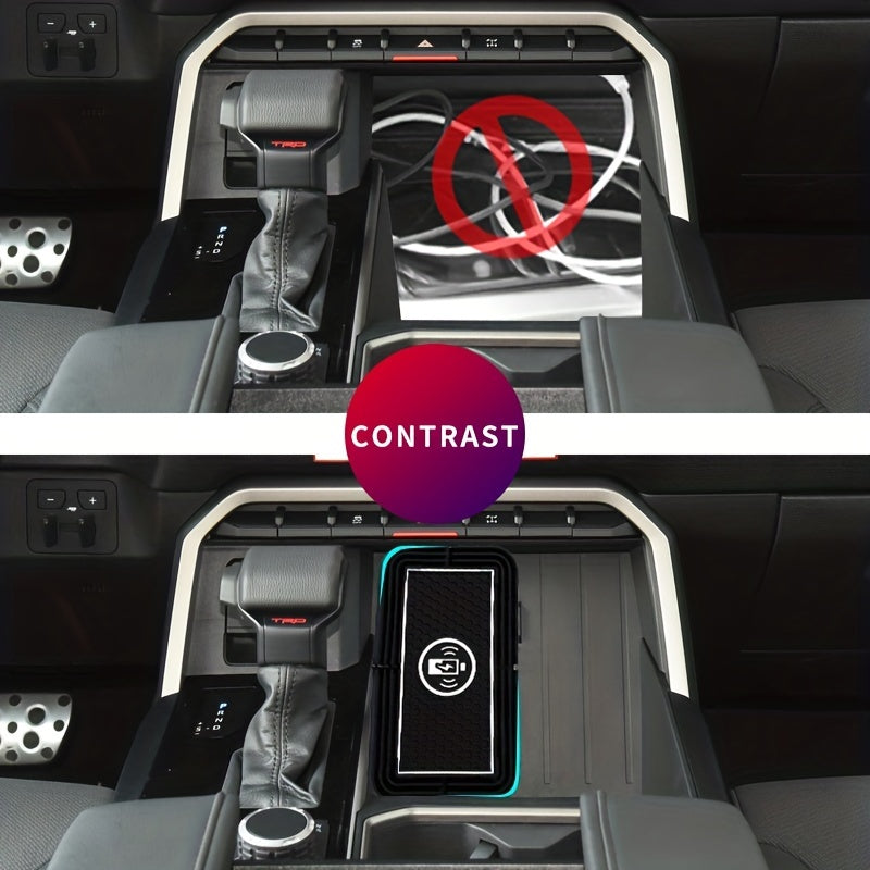 Cargador inalámbrico magnético para coche con carga rápida Qi, soporte de ventilación para smartphone