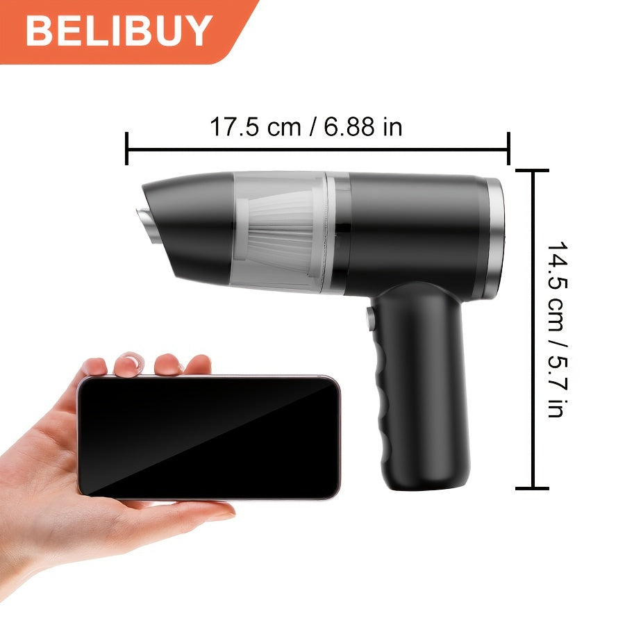 Mini Cordless Car and Home Vacuum Cleaner with Rechargeable Battery