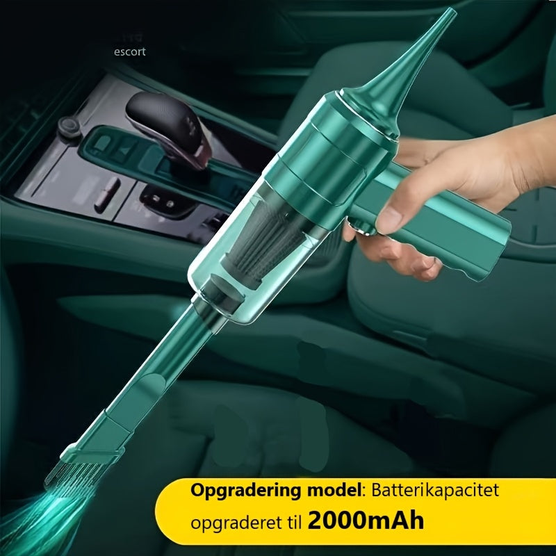 Suyultirilmagan qoʻl bilan ishlatiladigan avtomobil choʻntakli changyutgich, sochlar va hayvonlar uchun, uyda foydalanish uchun yengil va qayta zaryadlanadigan