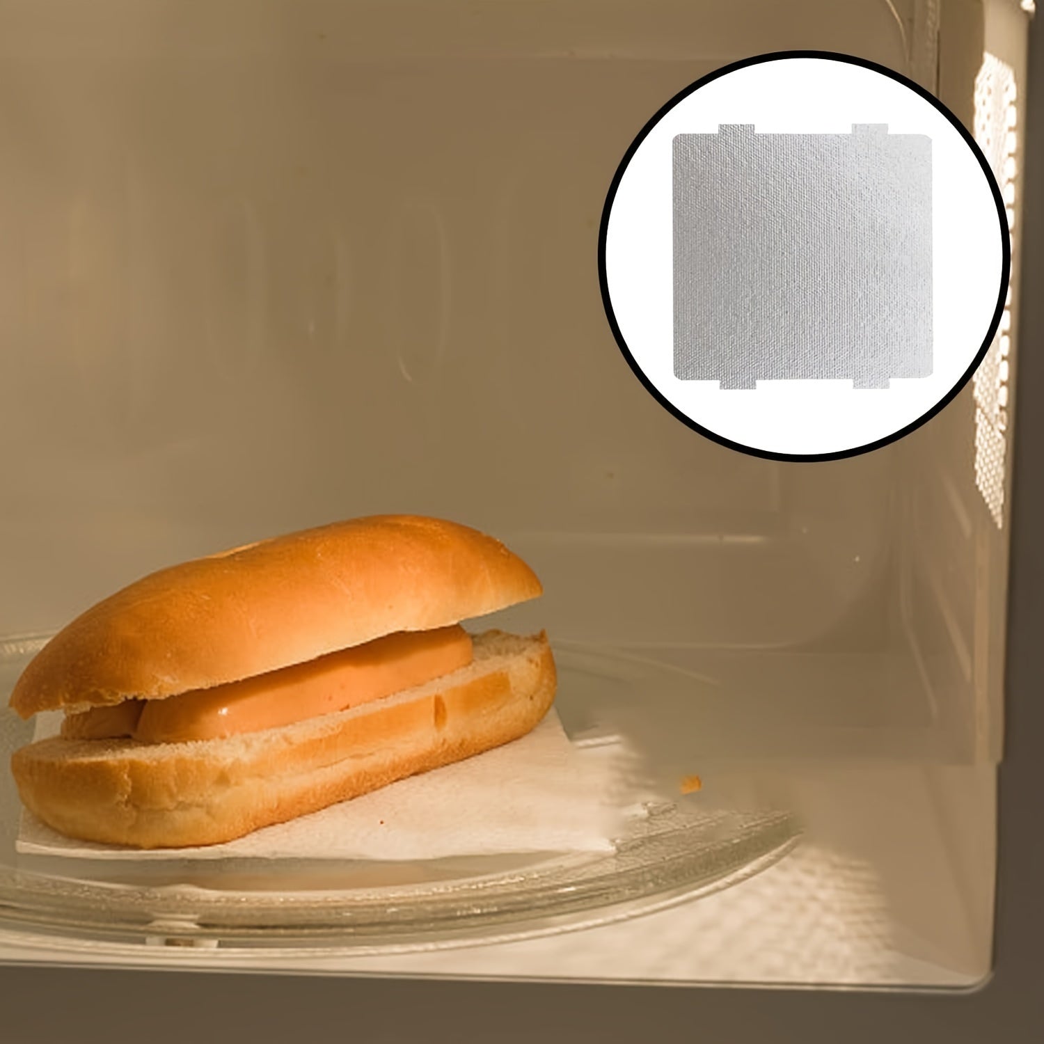 Set of 6 Heat Resistant Mica Sheets for Microwave Ovens 11.81cm x 10.01cm