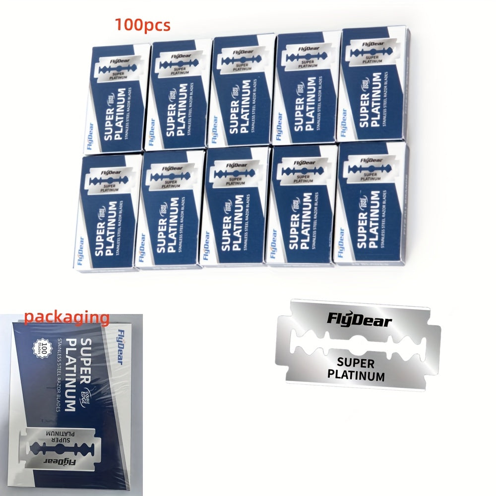 Maquinilla de afeitar de acero inoxidable de doble cara para afeitar y depilación