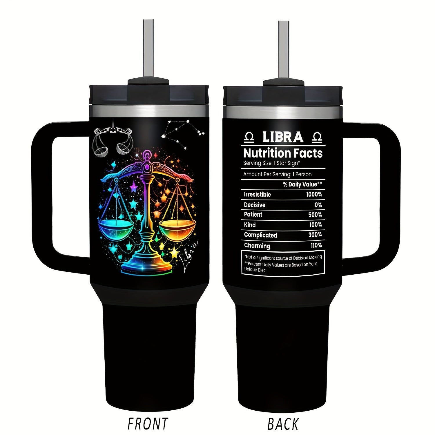 40oz Insulated Stainless Steel Water Bottle with Lid and Straw for Travel and Summer