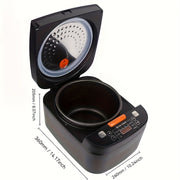 5 Liter Digital Touch Rice Cooker Stainless Steel Non-Stick Keep Warm