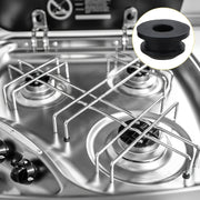 Набор из 30 силиконовых ножек для подставки под банки, прочные резиновые подкладки для предотвращения ржавчины на подставке для конфорки, нескользящие черные крышки основания, подходят для ржавых ножек плиты, кухонные гаджеты, не требующие электроэнергии.