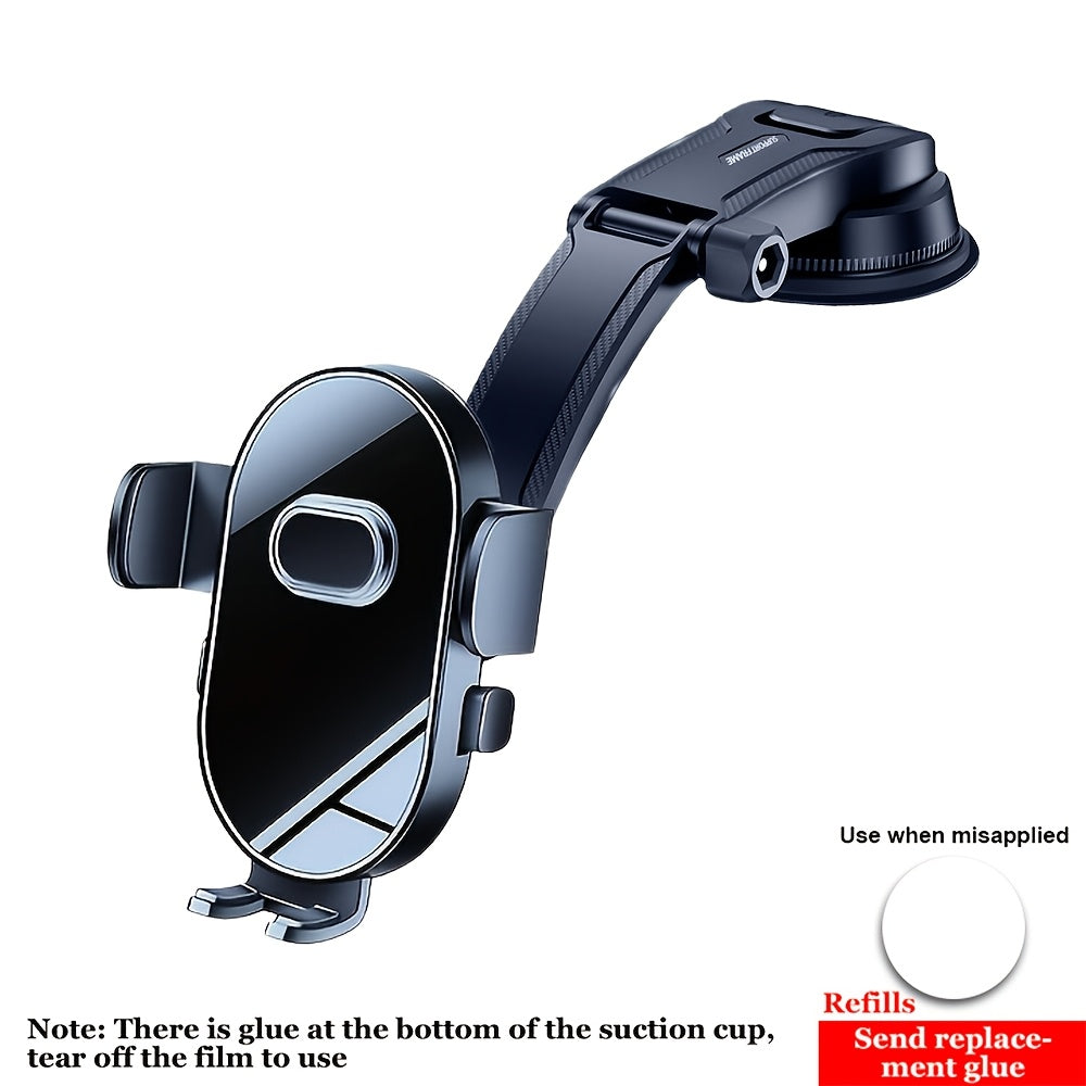 Soporte universal para teléfono de coche ABS ajustable para tablero antideslizante en forma de óvalo