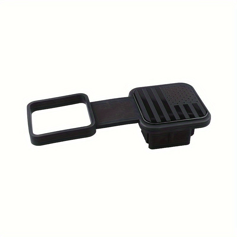 Cubierta de enganche de remolque bandera americana de metal protector de tubo receptor 5.08cm