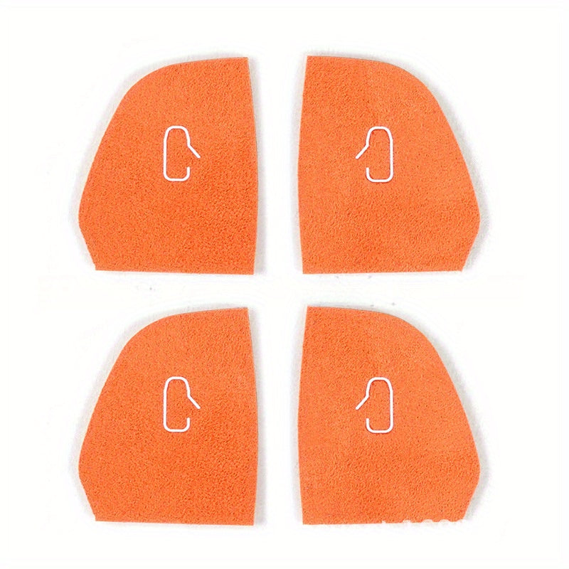 4Pcs Car Interior Door Switch Stickers Set for Model 3 Decoration Accessories