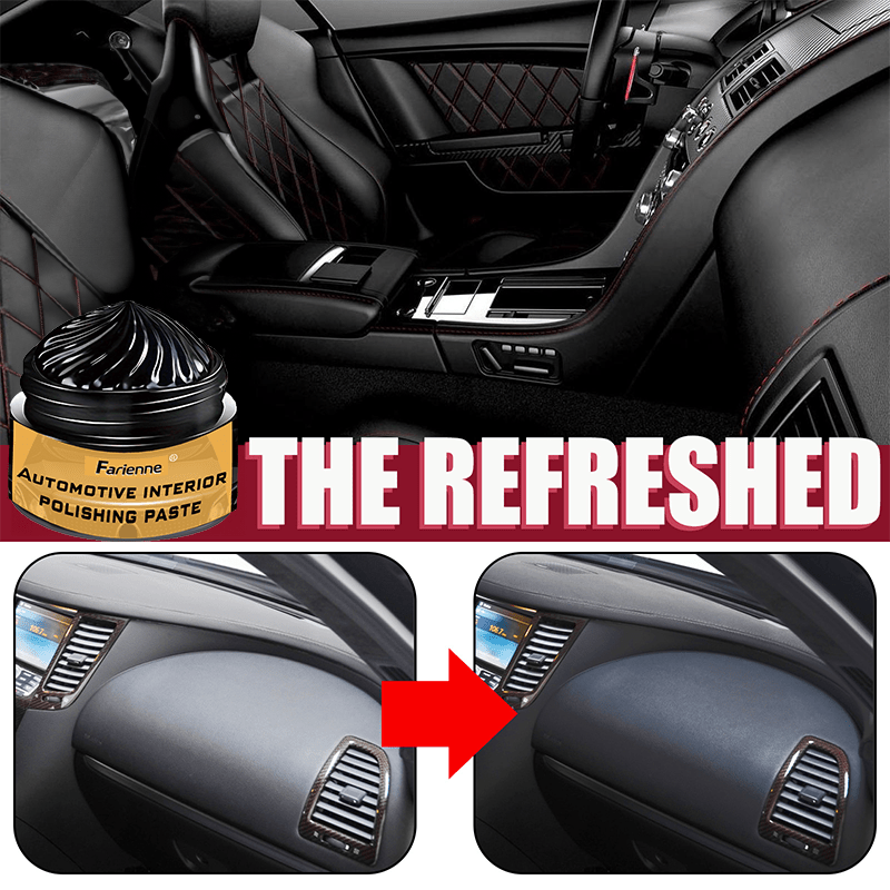 Набор для восстановления интерьера автомобиля: очиститель пластика, кожи, панелей и шин