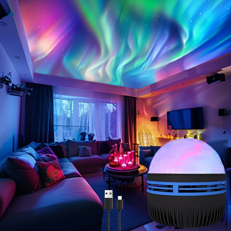 Aurora Lights Projector Night Light with Remote Control for Bedroom Office Gaming Room