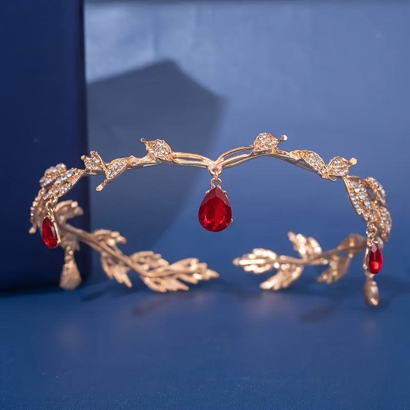 Барочная корона-тиара с стразами для костюмов и аксессуаров фейской принцессы