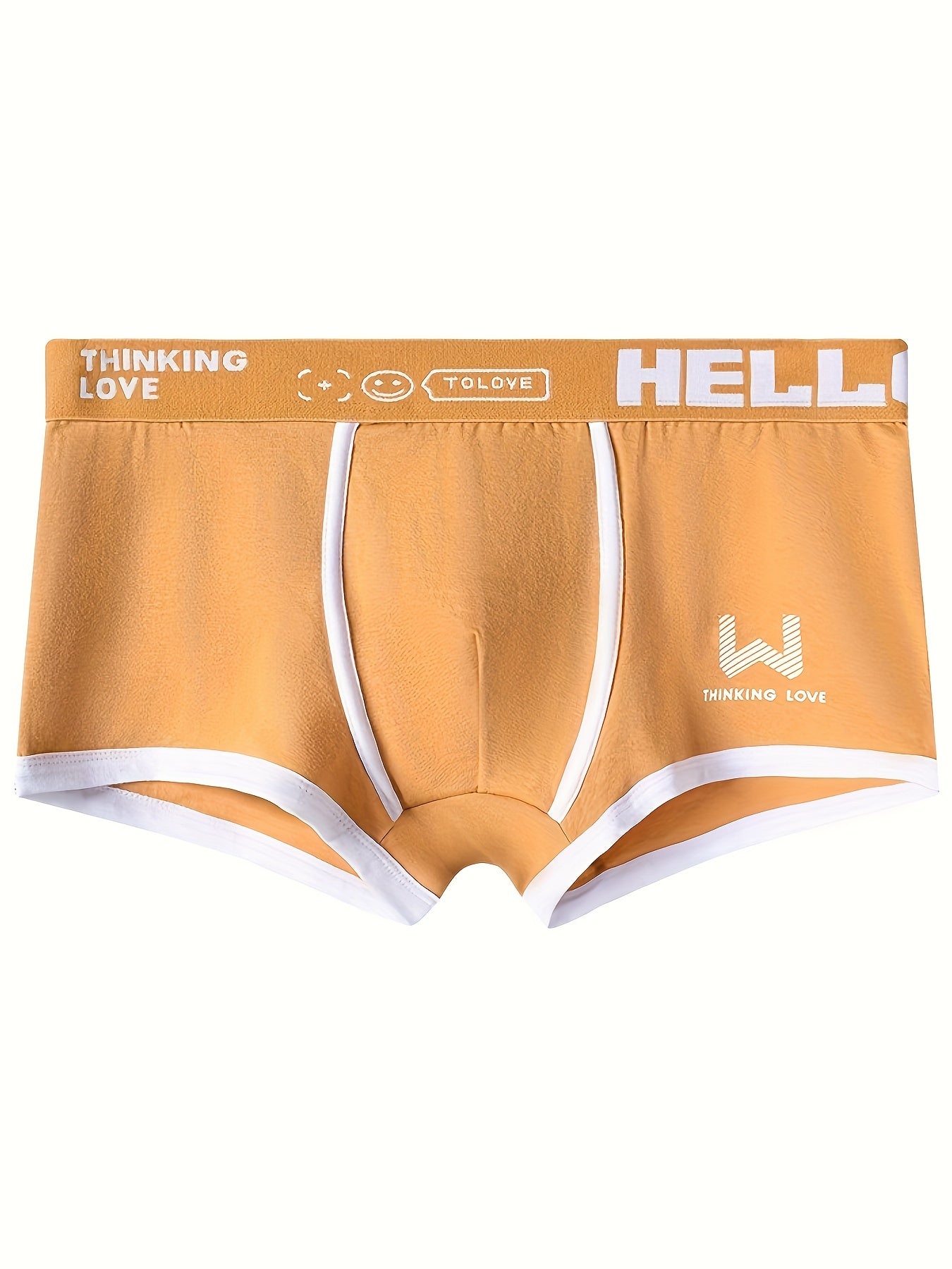 Men's Cotton Boxer Briefs Set of 4 Soft Breathable Stretch Daily Wear