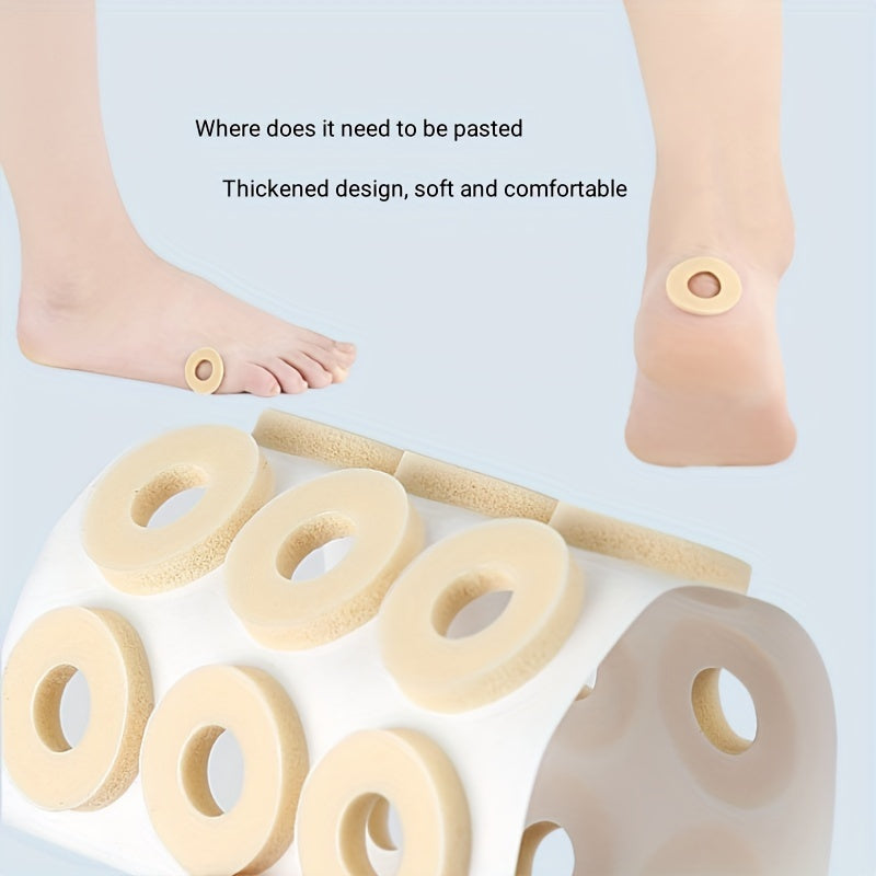 30-Piece Latex Corn Cushions Foot Callus Prevention Pads Non-Slip Comfort