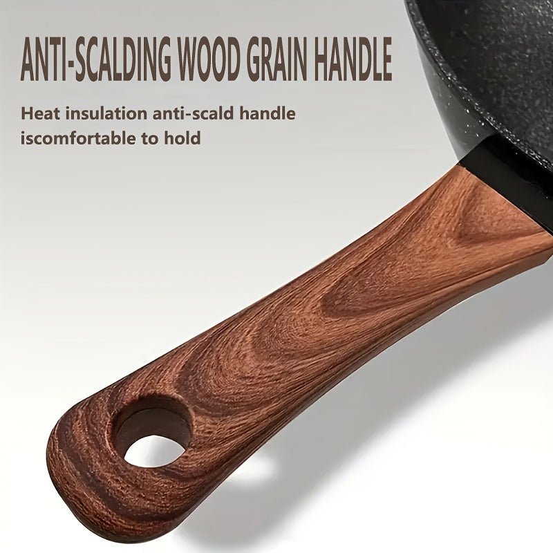 Cast Iron Skillet 30cm Non-Stick Coating Induction Gas Cooktop Egg Steak Pan