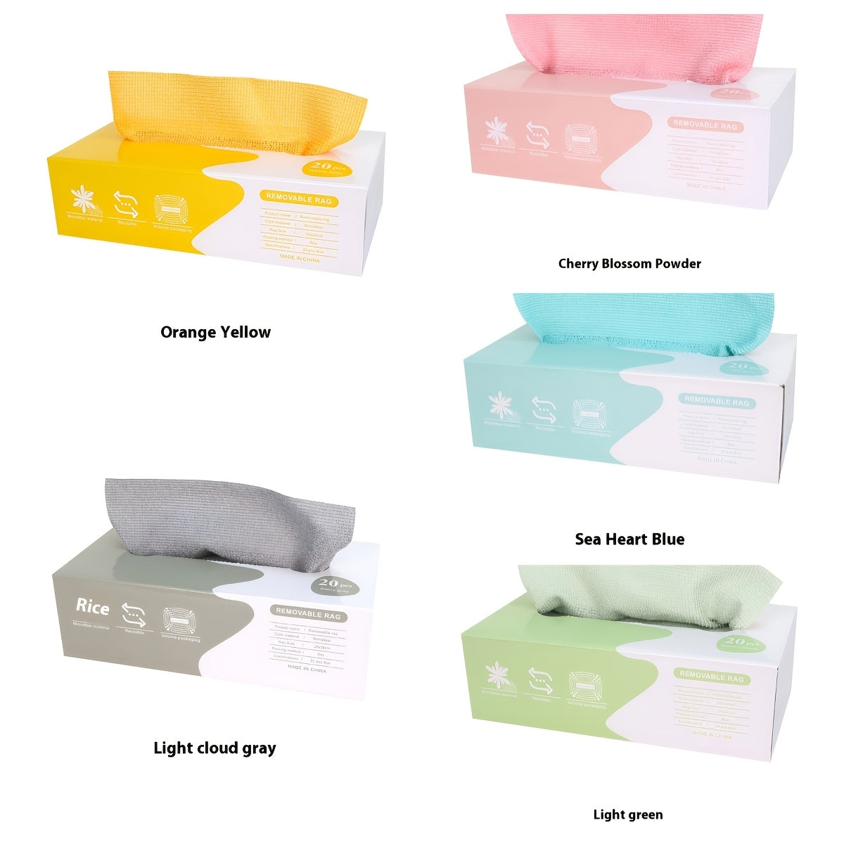 Juego de 20 paños de limpieza de microfibra, ultra-suaves, altamente absorbentes, lavables a máquina