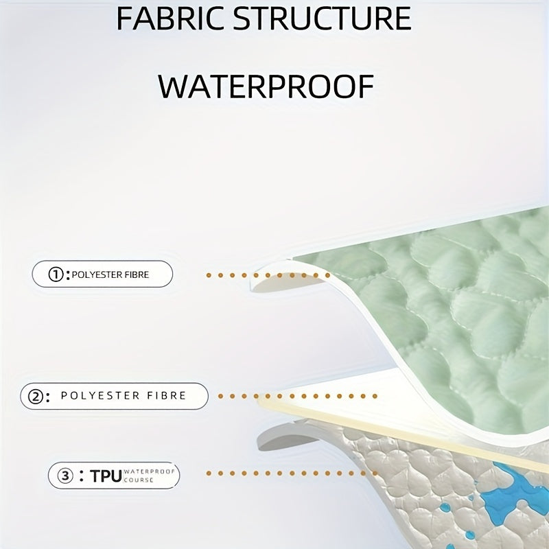 Набор стеганых водонепроницаемых наволочек 48x76 см Белый Серый Машинная стирка