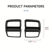 Car Interior Decor ABS Carbon Fiber Center Console Dashboard Decal Sticker