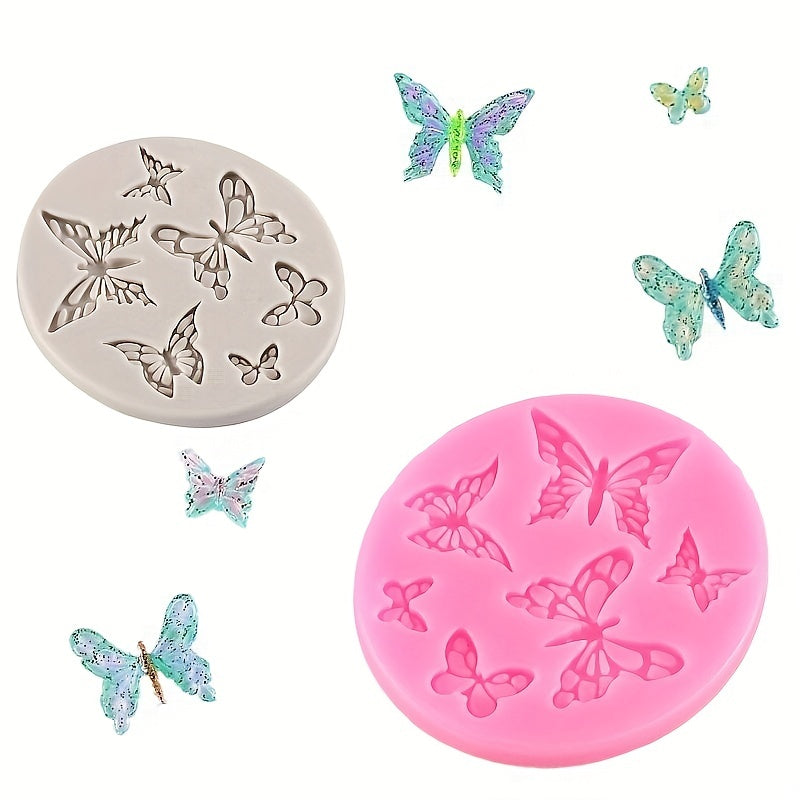Mini Butterfly Silicone Mold for Baking Candy Chocolate Cupcake Decorating