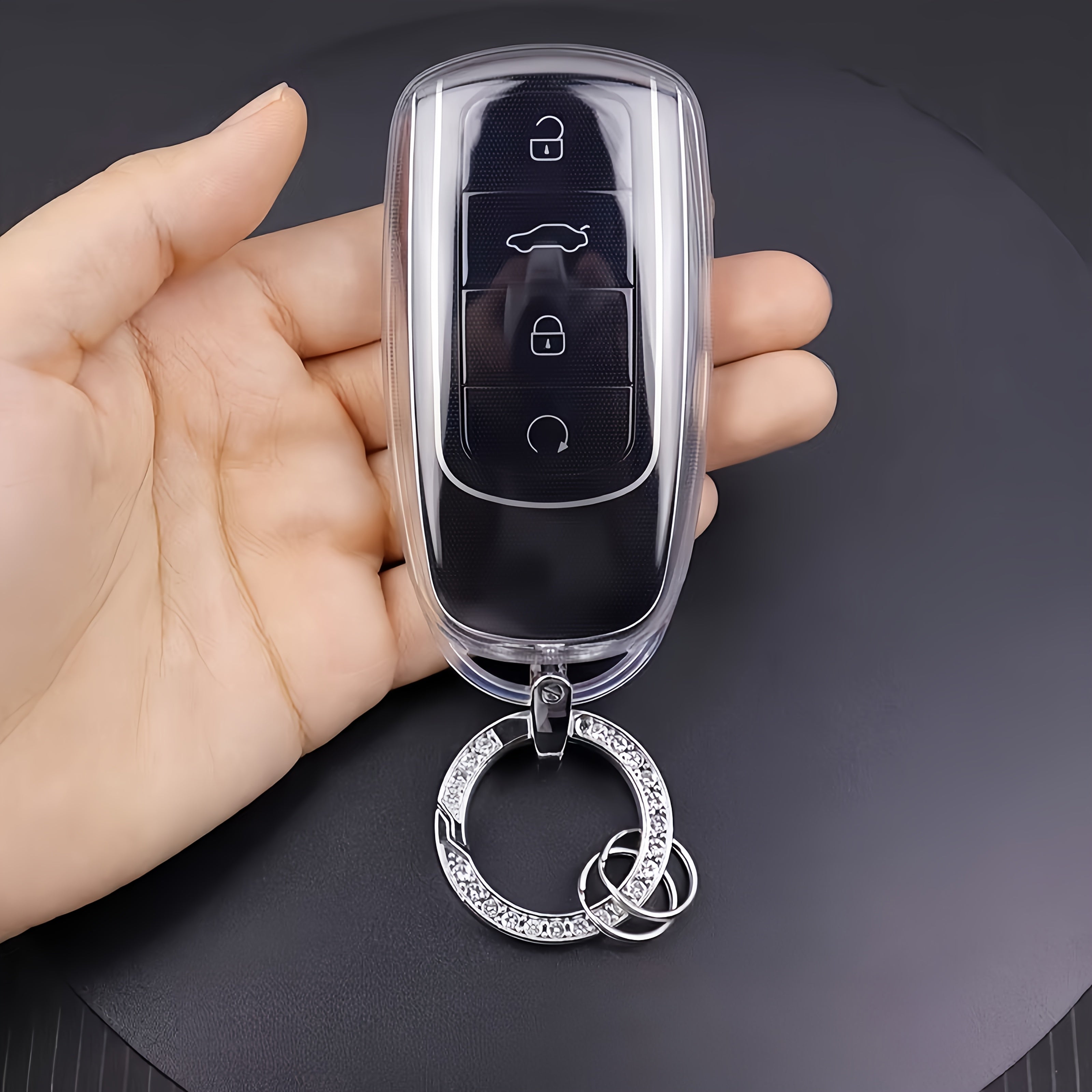 Universal Transparent TPU Key Cover for Remote Control Protection