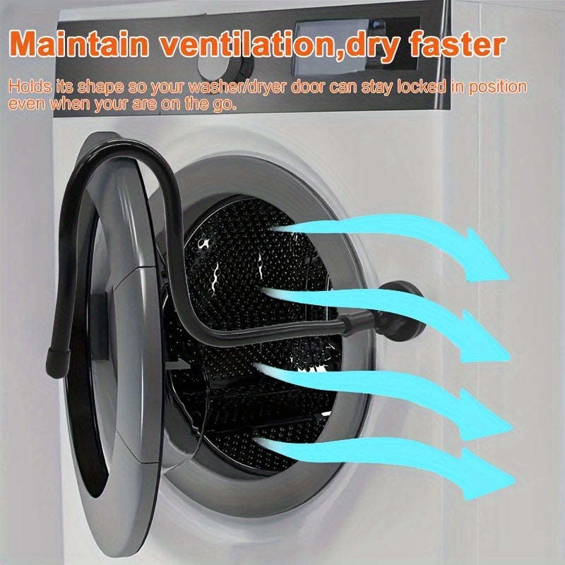 Laundry Washer Door Prop and Plug Set Magnetic Adjustable Plastic