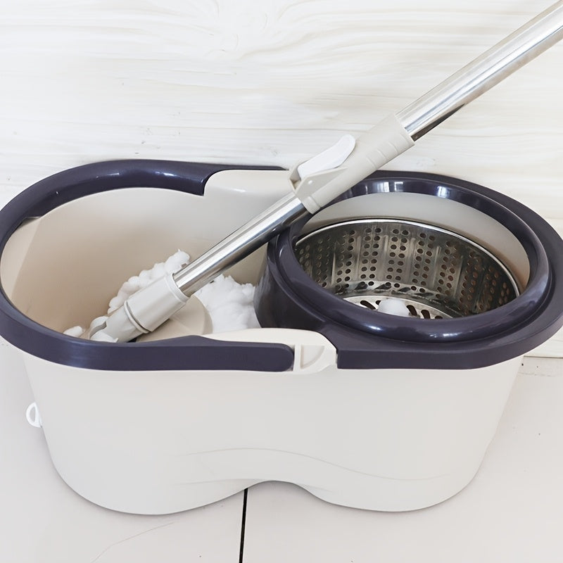 Qoʻldan ozod boʻlgan mop tutgichi, oshxona va hammom uchun zanglamaydigan poʻlatdan va plastmassadan