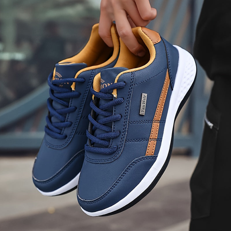 Men's Lightweight Outdoor Sneakers for Hiking Camping Running Casual All-Season