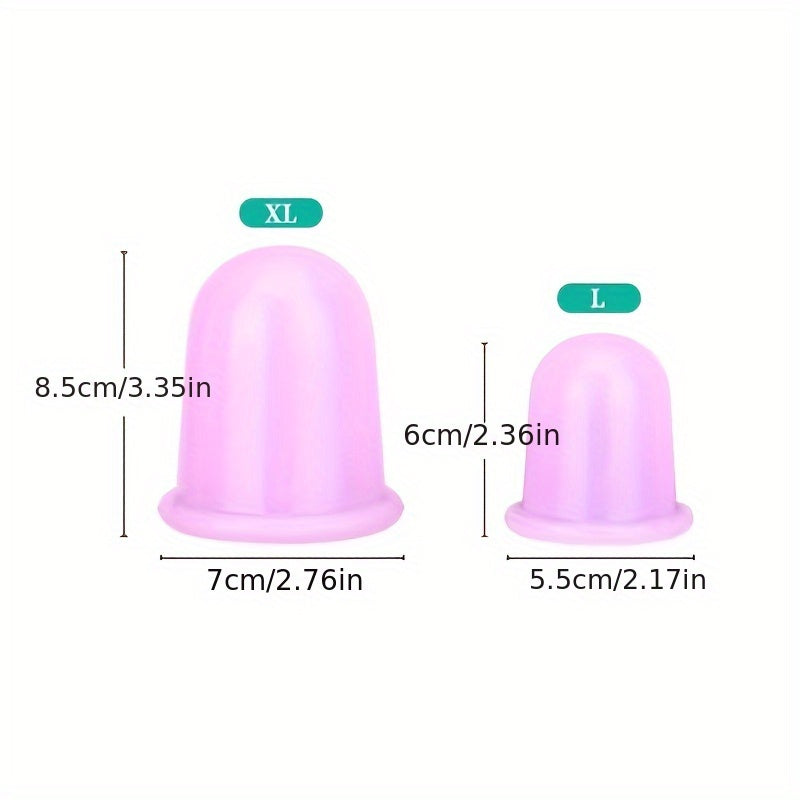 Silicone Vacuum Massage Cup in Multiple Colors for Relaxation