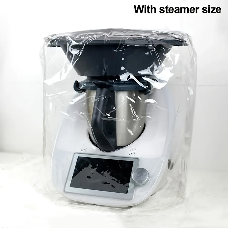 1Pc Transparent Oil-Proof Waterproof PVC Dust Cover for Thermomix