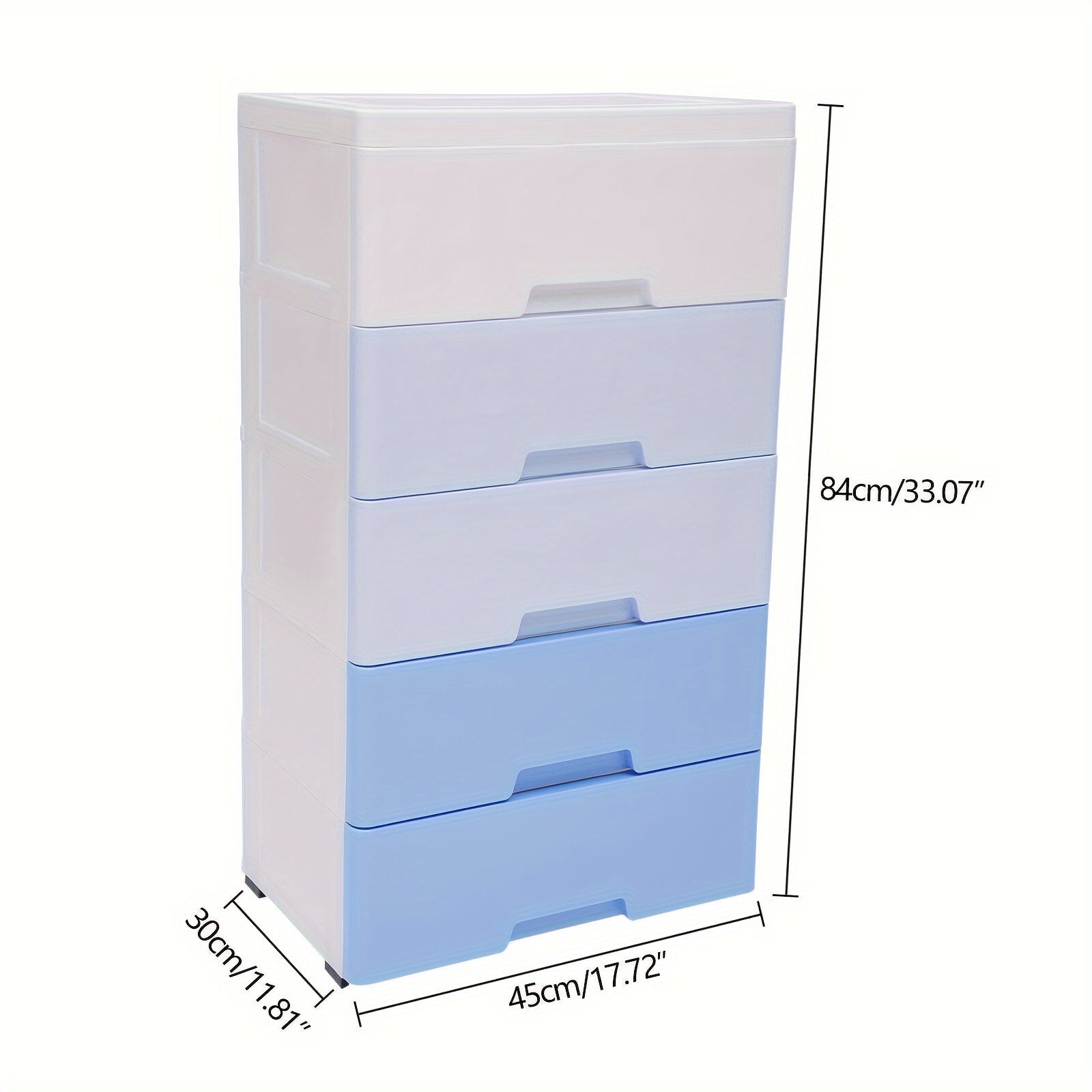 Large Plastic Storage Cabinet with 5 Drawers and Festive Christmas Design for Toys and Home Organization