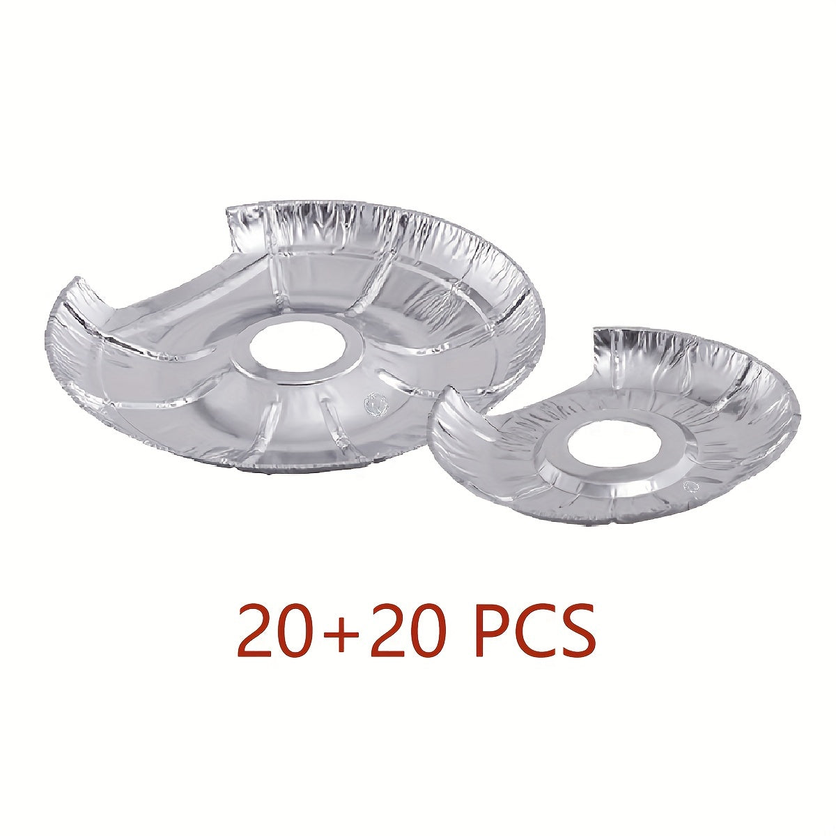 Disposable Aluminum Foil Drip Pan Liners for Electric Stove Burners 15.24cm 20.32cm